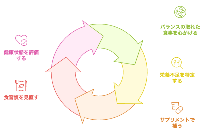 健康的な食習慣のサイクル