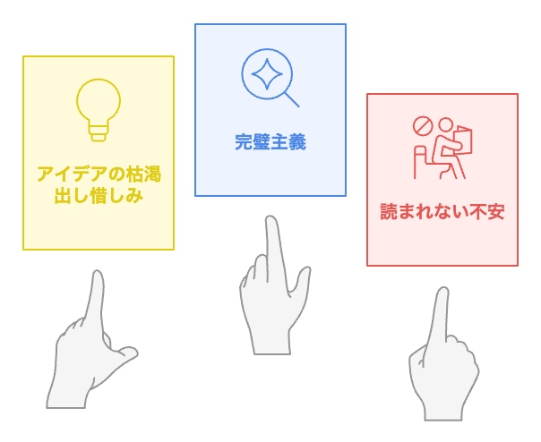 ブロガーが書けない理由は何ですか?