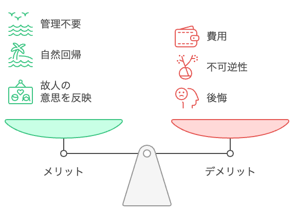 海洋散骨のメリット・デメリットを比較